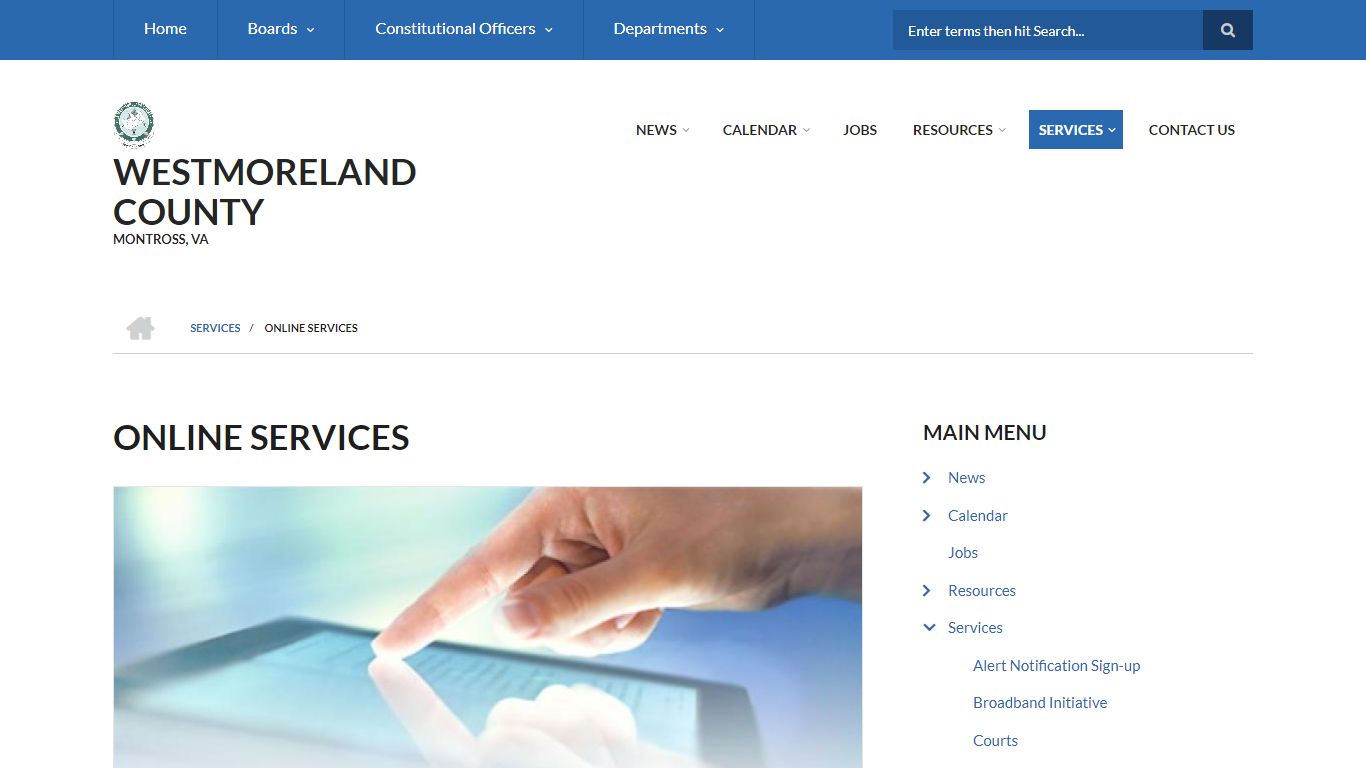 Online Services | WESTMORELAND COUNTY